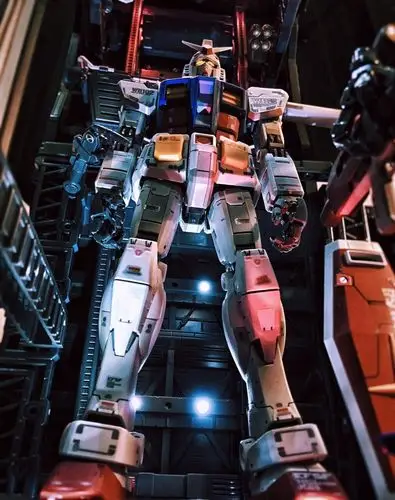 高达万代元祖rx78230版素组场景