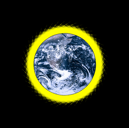 用photoshop打造超酷的旋转光粒动画