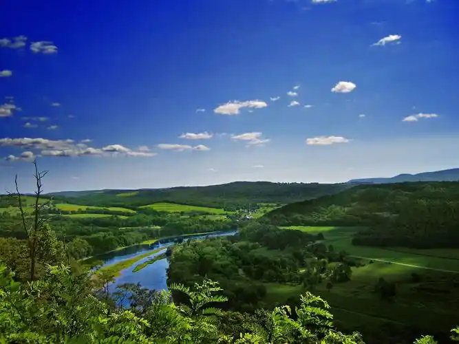 免费照片: 水, 河, 蓝天, 自然, 山, 树叶, 风景, 山, 草, 户外