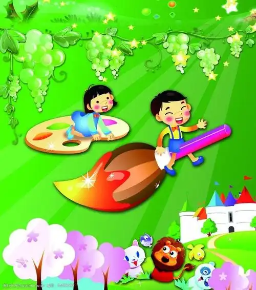 幼儿园卡通画图片
