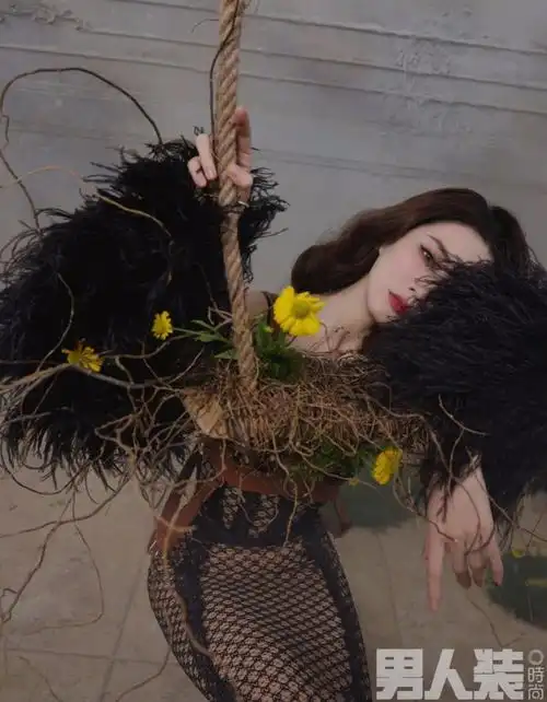 徐璐男人装二月刊封面慵懒妩媚小性感