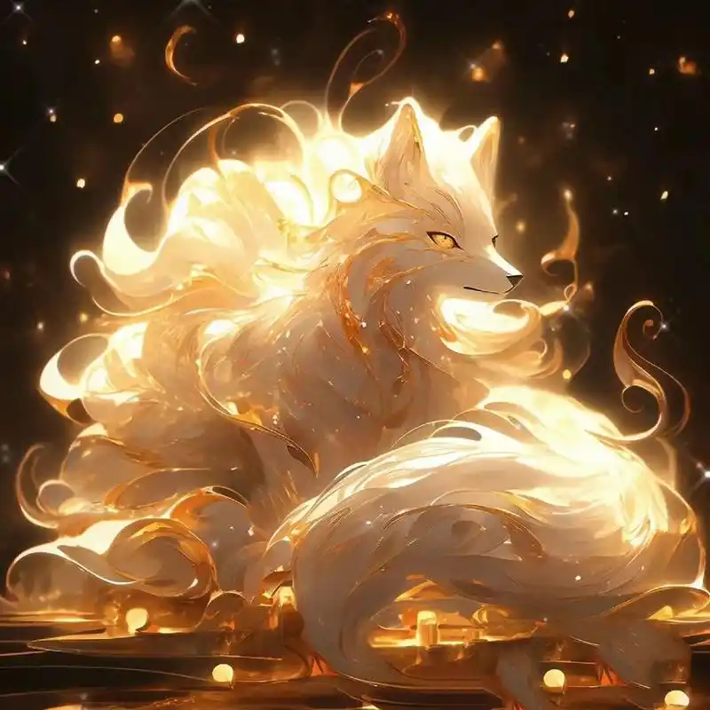 神兽系头像第三弹 神兽系头像之九尾狐