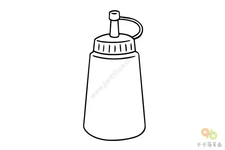 调味瓶简笔画简单易学
