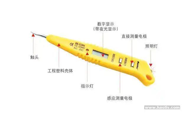 基本电工工具:测电笔使用方法和判断标准