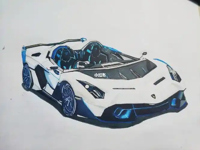 画了辆兰博基尼lamborghinisc20
