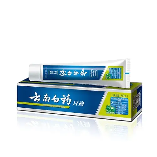 云南白药牙膏薄荷香型210g支牙龈出血清新口气口腔异味