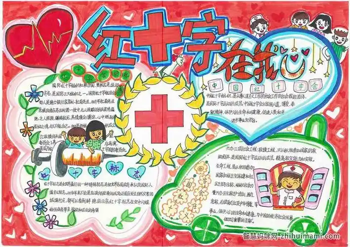 红十字手抄报,红十字会手抄报,红十字日手抄报