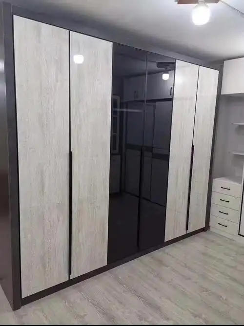 衣柜门门衣柜门高光云石板肤感烤瓷柜门板定做轻奢pet系列08m以下