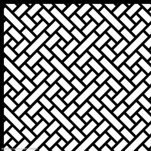 万字纹窗格图片