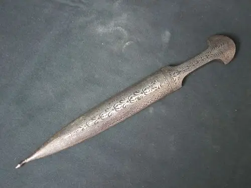 古色古香的indo波斯刀,khanjar - 伊朗 - 20世纪初