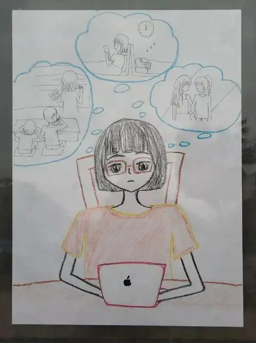 和织妹妹一起说说我的心理画吧