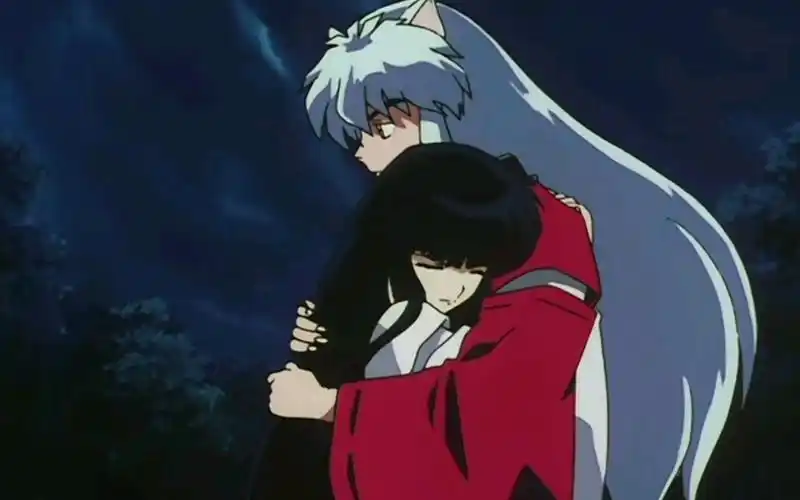 桔梗坠崖 满脑子皆是与犬夜叉在一起的过往 !