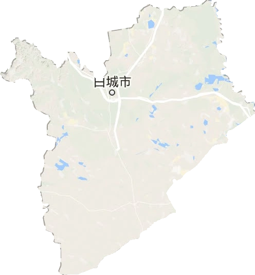 白城市行政区域简介