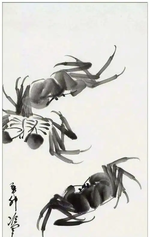 冷军用一个月画出的螃蟹只卖了2万块此人随便画了三只蟹卖187万