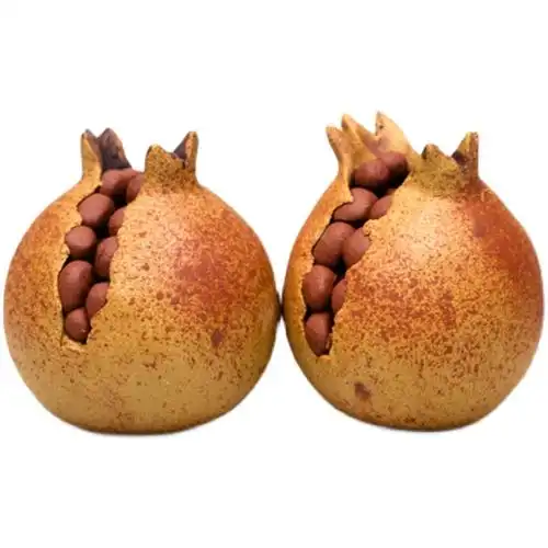 宜兴兴纯手工紫砂仿生茶宠石榴多子多福摆件茶宠摆件