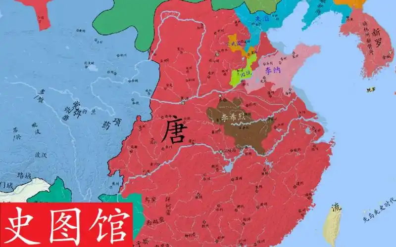 活动作品史图馆中国历代疆域变化新版47中唐衰颓