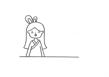 牛郎织女简笔画6张连环画 - 简单简笔画