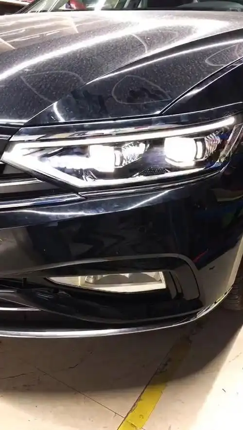 迈腾b8pa升级原厂顶配流水转向矩阵大灯总成,迈腾目前最亮逼格最高的