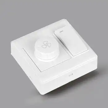 吊扇电风扇开关调速器带一开双控通用86型无极变速器调速开关旋钮带