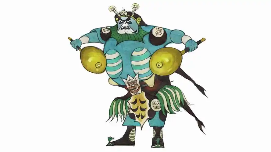 【临摹《大闹天宫》角色设定之巨灵神】绘画录屏