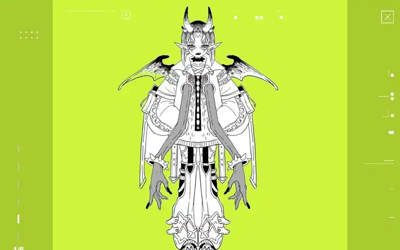 星期一恶魔绘制全过程