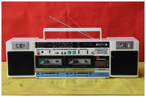 原装进口日本toshiba东芝rtsx85双卡收录机功能电控开关收录机