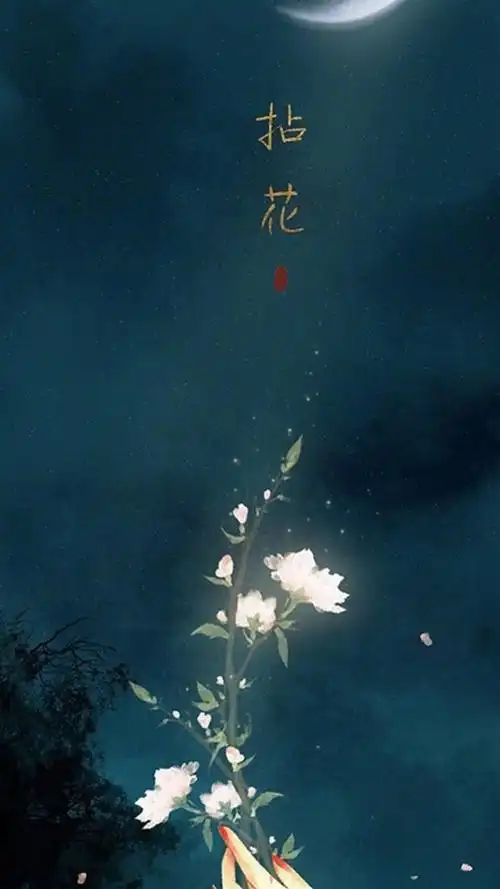 唯美古风插画,高清图片,手机锁屏桌面-壁纸族