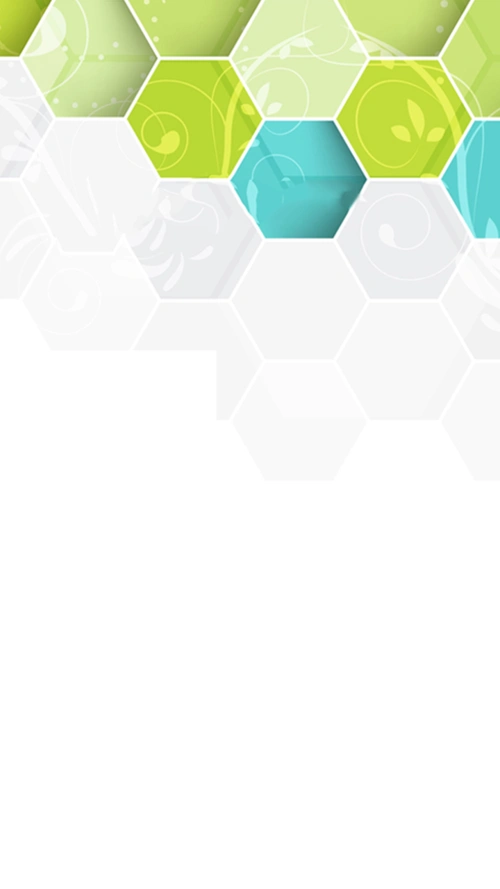 简历彩色六边形背景h5背景素材