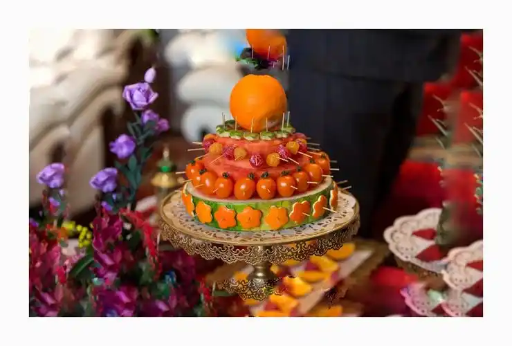 婚礼果盘精心制作