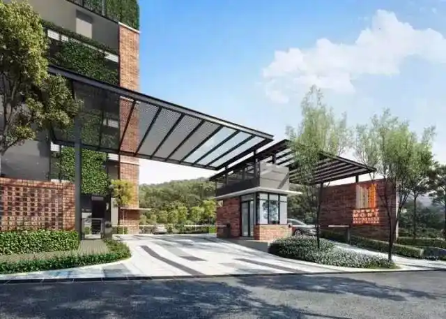 新鲜的现代感十足的入口大门设计