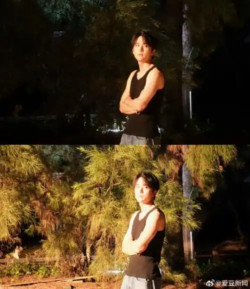 张新成侧颜的线条感##眼睛离不开张新成身上