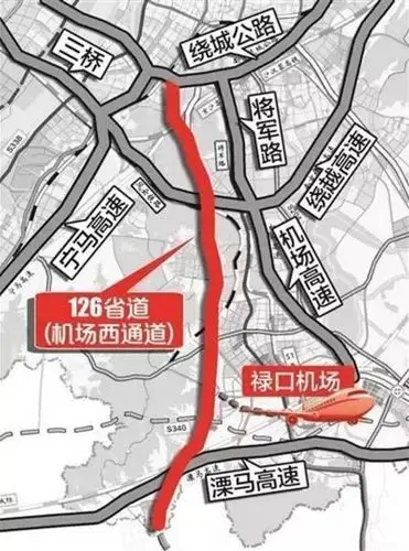 南京机场二通道12月底开工从主城免费快速到机场规划图