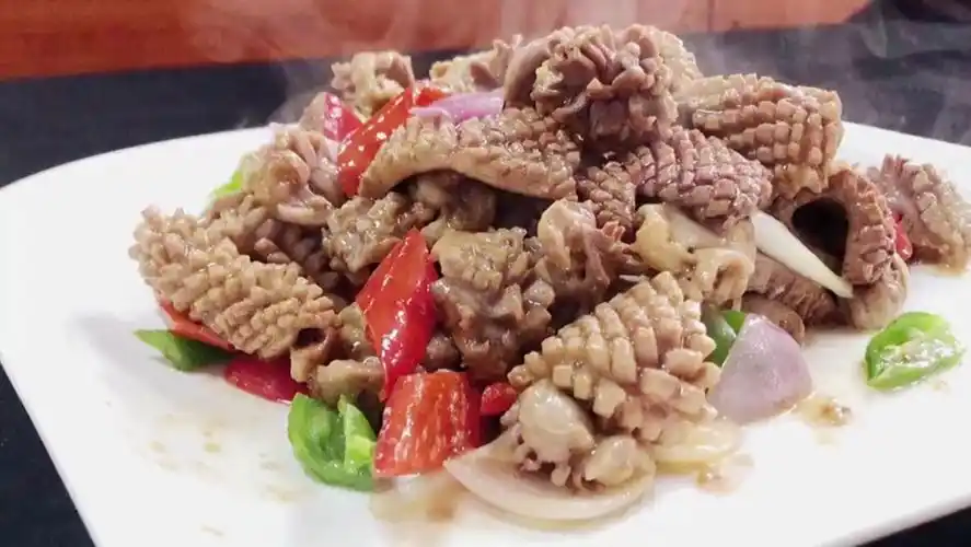 鲁菜代表之"油爆双脆",脆嫩弹牙,口感极佳!