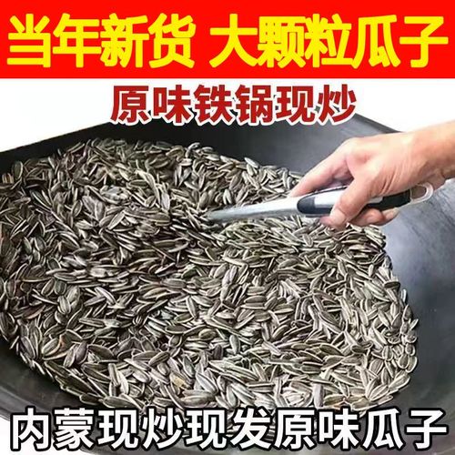 铁锅炒瓜子大颗粒瓜子原味熟瓜子大锅现炒葵瓜子薄皮批发价内蒙炒