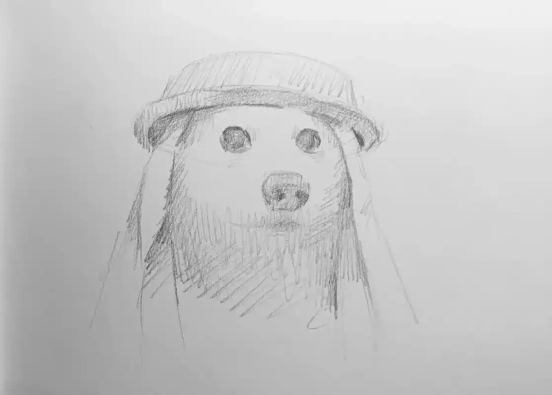 像不像你的列表里的一个人#素描 #绘画教程 #狗狗 - 抖音