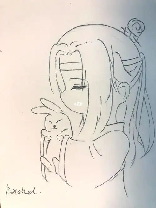 每日一画day20卡通蓝湛