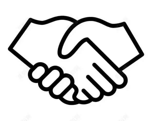 握手简笔画 握手简笔画可爱