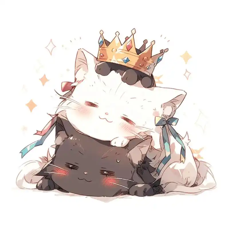 可爱猫咪头像.一起吹过晚风的人,大概会记得久一些.#二次元  - 抖音