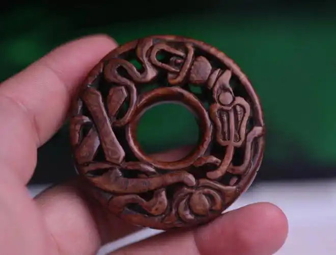 清代黄杨木材质暗八仙道教法器