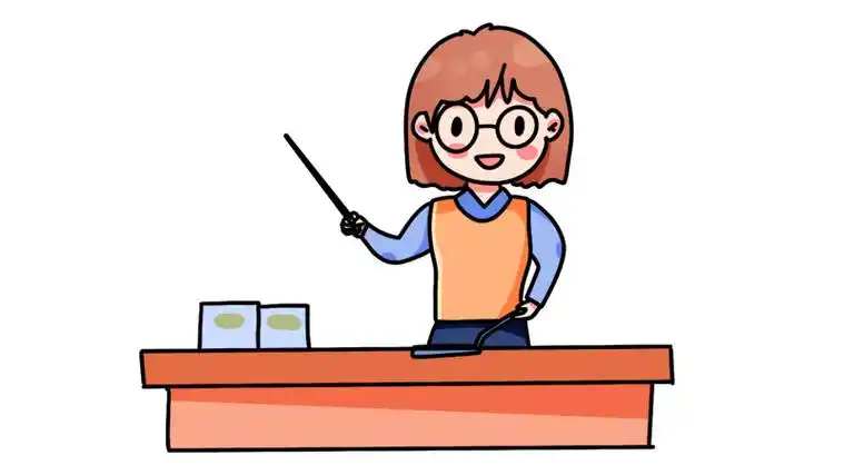 老师给学生讲课的简笔画 老师给学生讲课时的画面