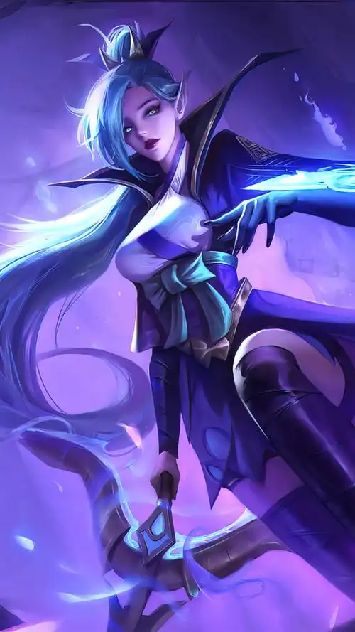 lol英雄联盟 暗夜猎手 vn 薇恩 vayne 灵魂莲华 手机壁纸