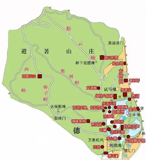 承德避暑山庄简介,承德避暑山庄图片