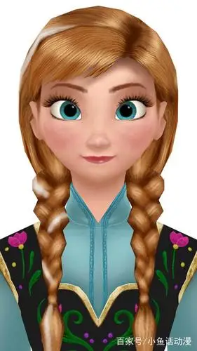 冰雪奇缘:25种不同形象的安娜公主,赛亚人版很傲娇!