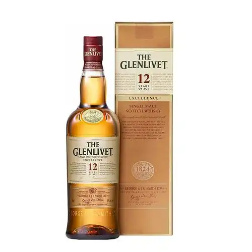 格兰威特12年醇萃雪莉桶陈单一麦芽苏格兰威士忌威士忌