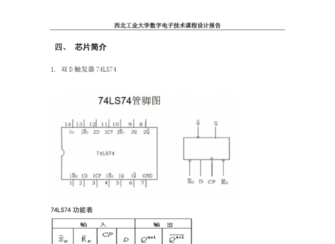 双d触发器74ls74