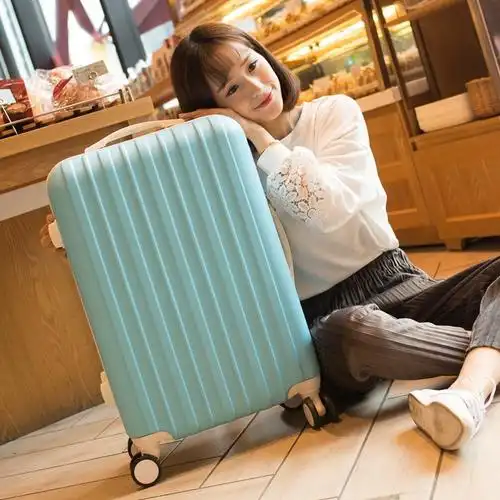 澈旅行李箱女拉杆箱24寸旅行密码箱大容量26寸皮箱子轻便小型20寸22寸