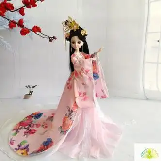 友铭斯古风芭比娃娃bjd30厘米国风古装女孩玩具新年生日礼物古代公主