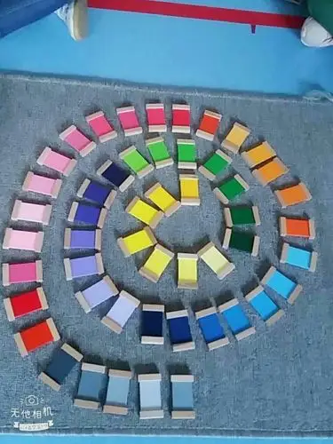 养正幼儿园蒙氏教育感官领域色板三课程分享