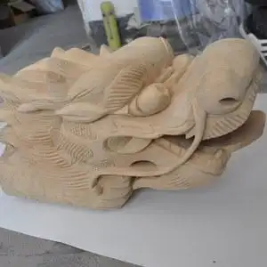 木雕龙头雕刻手工仿古古建筑寺庙精雕纯手工东阳龙尾龙首横梁屋檐