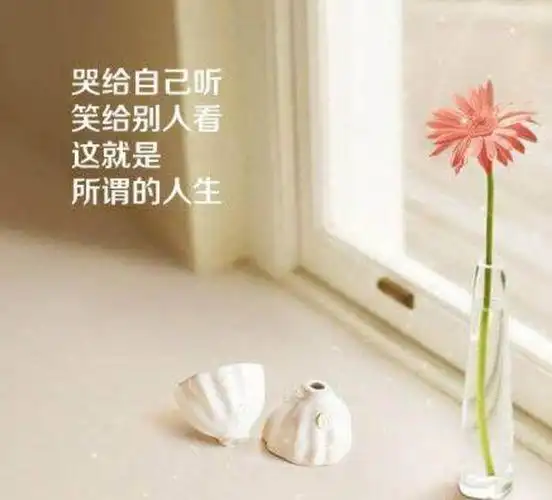 哭给自己听,笑给别人看.这就是,所谓的人生